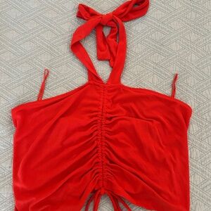 Orange Urban Outfitters Halter Top